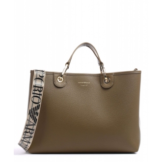 Emporio Armani velká kabelka MY EA s pouzdrem olive zelená