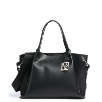 Armani Exchange kabelka umělá kůže černá