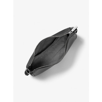 Michael Kors Nayla messenger kožená kabelka čierna